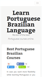 Mobile Screenshot of learnportuguesebrazilian.com