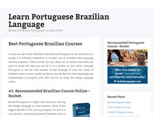 Tablet Screenshot of learnportuguesebrazilian.com